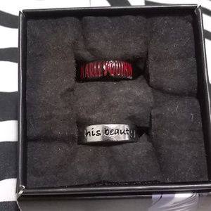 Harley Quinn and His Beauty rings
